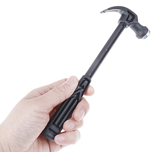 IKAAR Small Hammer Plastic Handle Mini Claw Hammer 18.5 x 7 x 1.7 ...