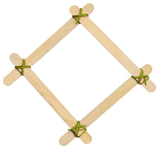 Popsicle sticks craft,100% natural birch wood, 100 pcs craft stick...