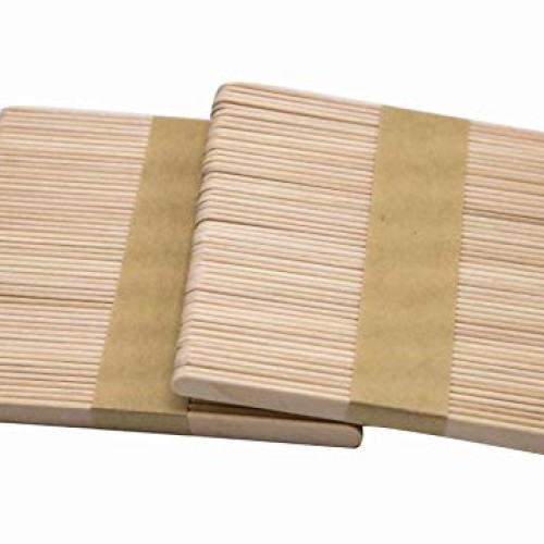 Popsicle sticks craft,100% natural birch wood, 100 pcs craft stick...