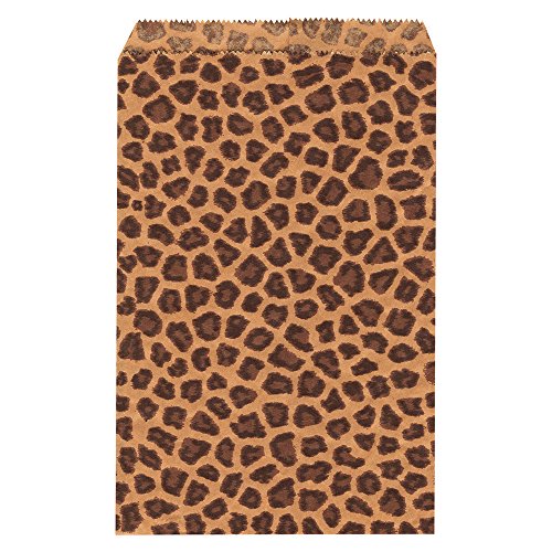Ikee Design 200 Pcs of 6 X 9 Flat Plain Leopard Prints Paper or ...