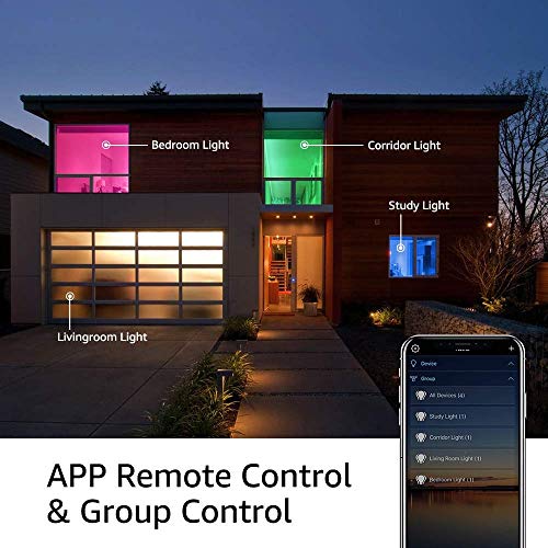 LED Strip Lights Smart WiFi 32.8ft Waterproof RGB 5050LEDs Color C...