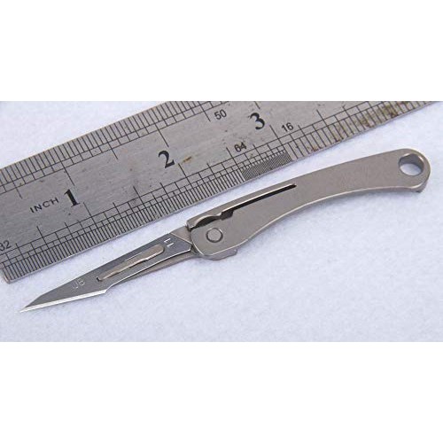 ILEAF Titanium Alloy Daily Mini Pocket Folding Utility Knife with ...