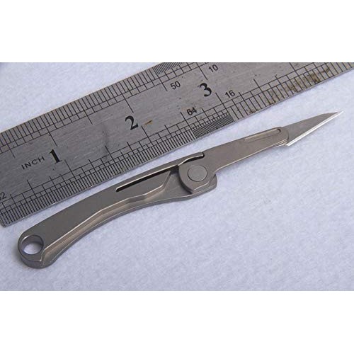 ILEAF Titanium Alloy Daily Mini Pocket Folding Utility Knife with ...