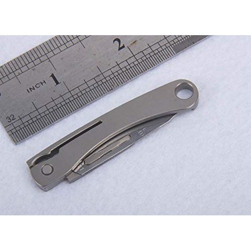 ILEAF Titanium Alloy Daily Mini Pocket Folding Utility Knife with ...