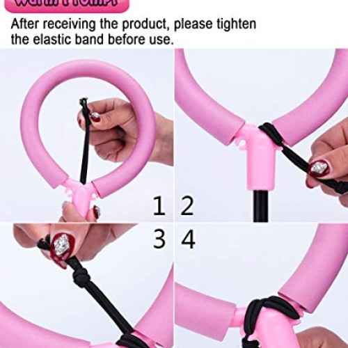 Skip Ball for Kids, Foldable Ankle Skip Ball Flashing Jumping Ring...