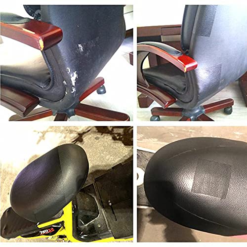 Leather Repair Patch, 4 x 65 inch Self-Adhesive Leather Repair Tap...