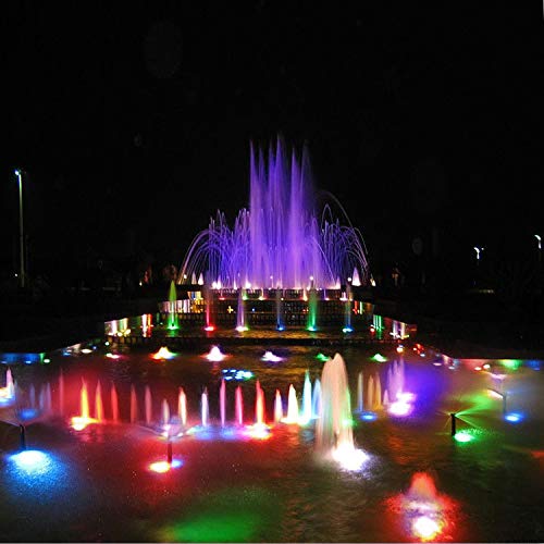 IMAGE Pond Lights, Underwater Lights IP68 Submersible Lamp with Mu...