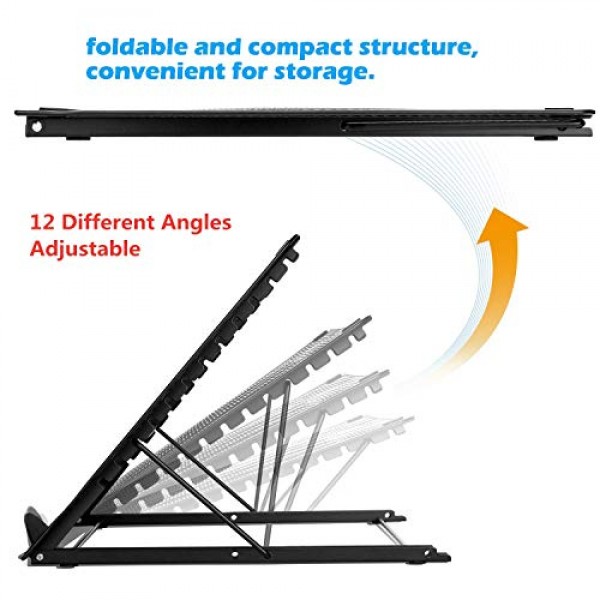 Large Version Stand Ventilated Adjustable Light Box Laptop Pad Sta...