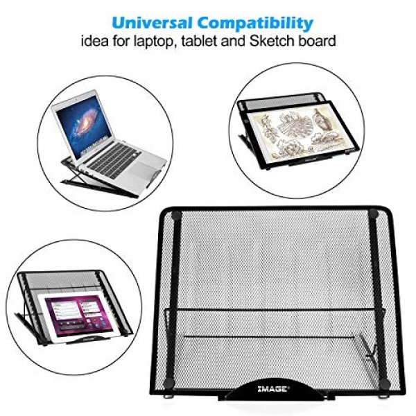 Large Version Stand Ventilated Adjustable Light Box Laptop Pad Sta...