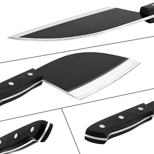 Butcher Knife, imarku Professional German Stainless Steel Meat Cle...