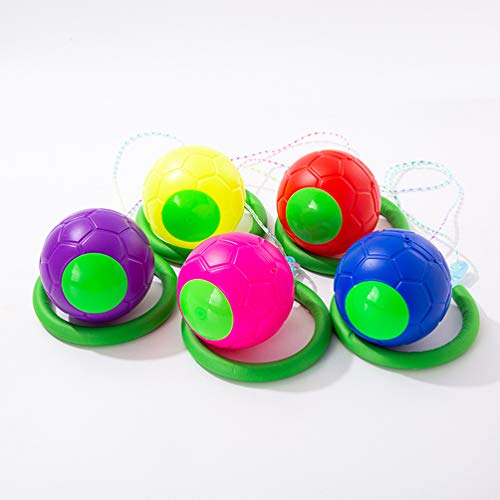 IMIKEYA 4 pcs Ankle Skip Ball Toy Swingball Single Foot Skip Ball ...