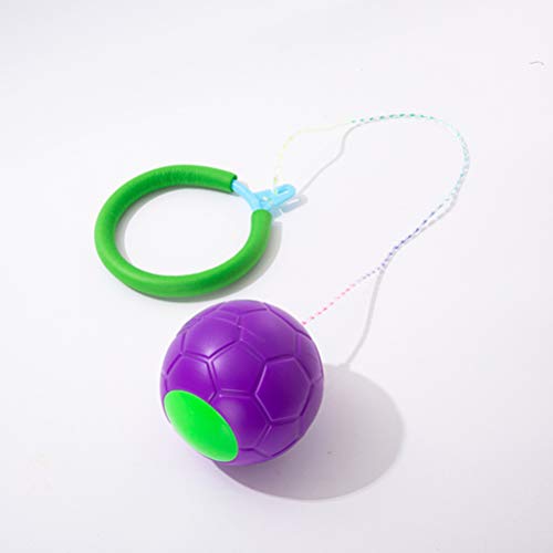 IMIKEYA 4 pcs Ankle Skip Ball Toy Swingball Single Foot Skip Ball ...