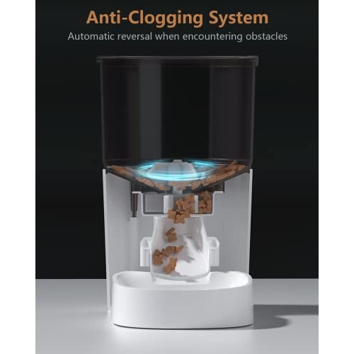 IMIPAW Automatic Cat Feeders, 3L Timed Cat Dry Food Dispenser with...