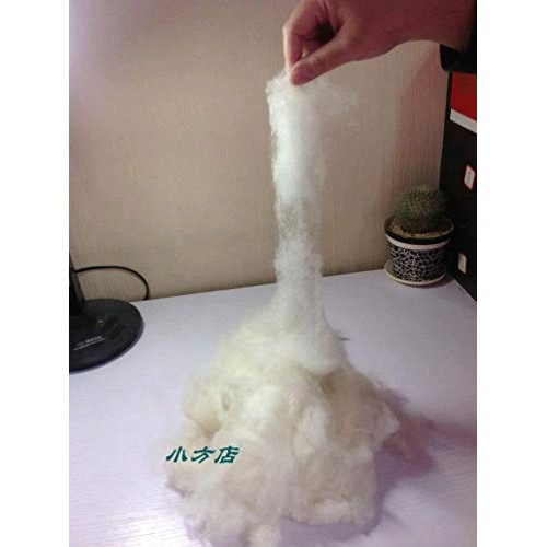 Super Clean Fine Merino Wool Fiber Filler Cloud for Stuffing, Need...