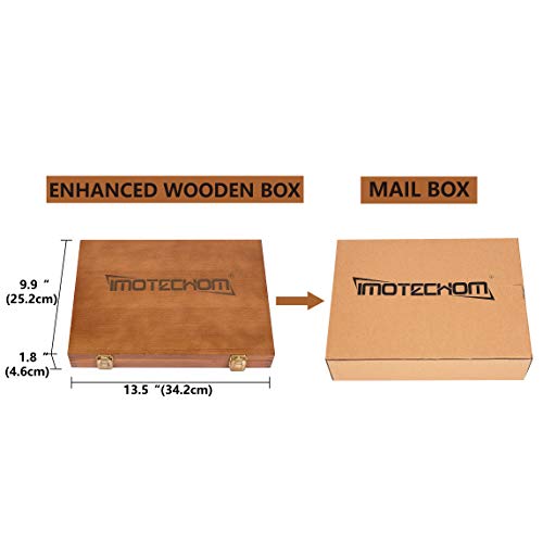 IMOTECHOM 12-Pieces Woodworking Wood Carving Tools Chisel Set with...