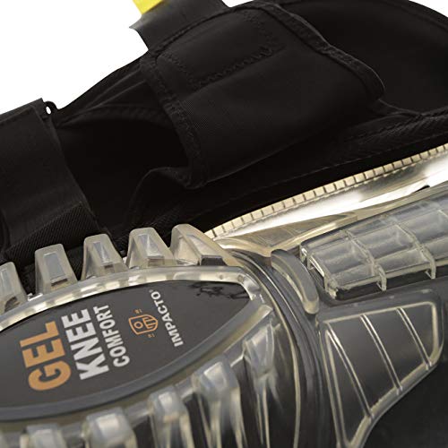 Impacto 777-00 pr knee/shin pad combination, gel filled protects t...