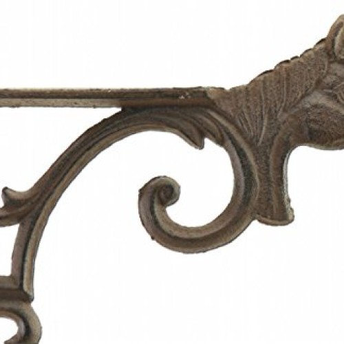 Horse Head Decorative Plant Hanger Large Cast Iron Hanging Flower ...