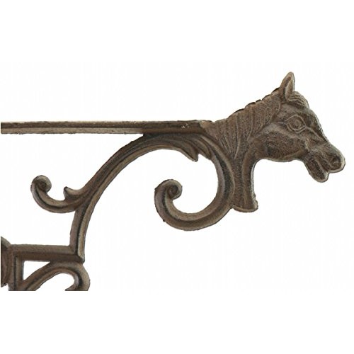 Horse Head Decorative Plant Hanger Large Cast Iron Hanging Flower ...