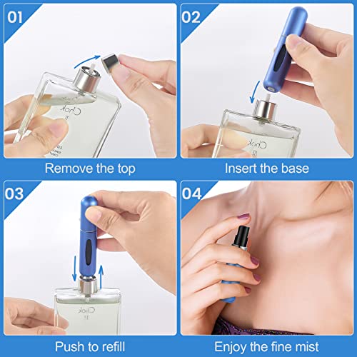 Perfume Travel Refillable Mini Spray Bottles Atomizer Travel Perfu...