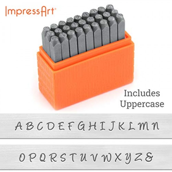 ImpressArt - Authentic Basic Bridgette Letter & Number Metal Stamp...