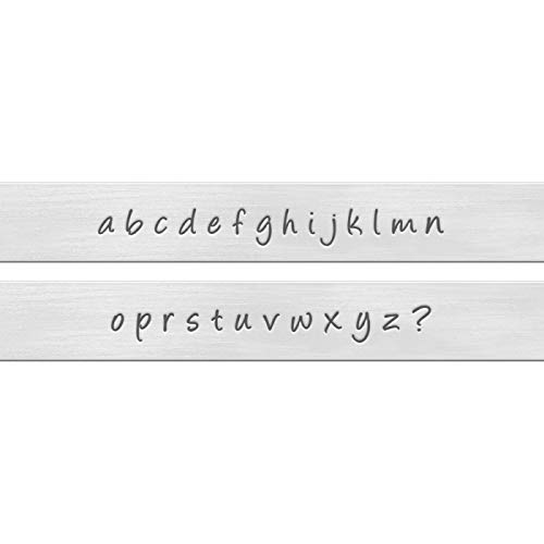 ImpressArt Basic Bridgette 3mm Lowercase Letter Metal Stamp Set, S...