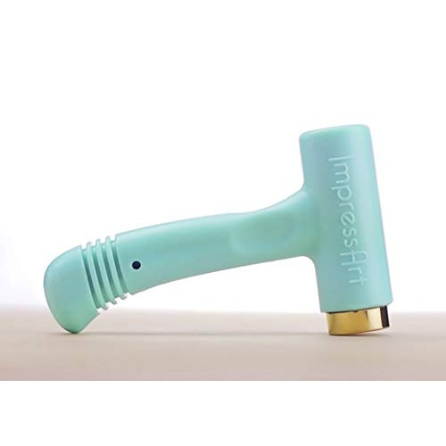 ImpressArt Brass Head Ergo-Angle Metal Stamping Hammer 1 Pound, ...