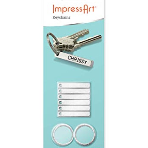 ImpressArt Keychain Metal Stamping Blanks Kit
