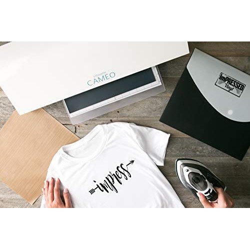 Black Heat Transfer Vinyl - 10 Pack of 12x10 Black HTV Sheets In...