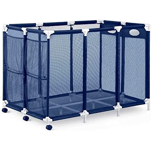 Modern Blue Pool Storage Bin - XX-Large | Nylon Mesh Basket Organi...