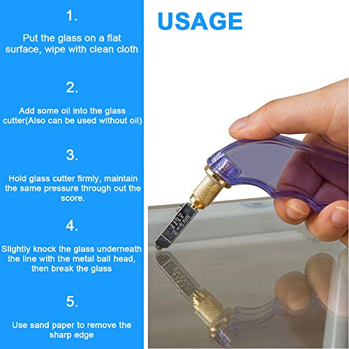 IMT Pistol Grip Oil Feed Glass Cutter Tungsten Carbide, Profession...
