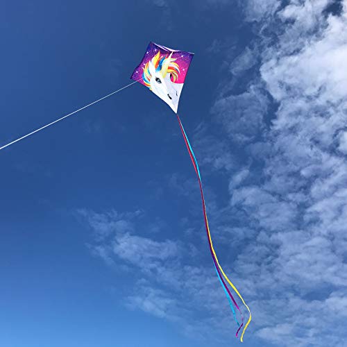 In the Breeze 3259 - 30 Diamond Kite - Fun, Easy Flying Unicorn Kite