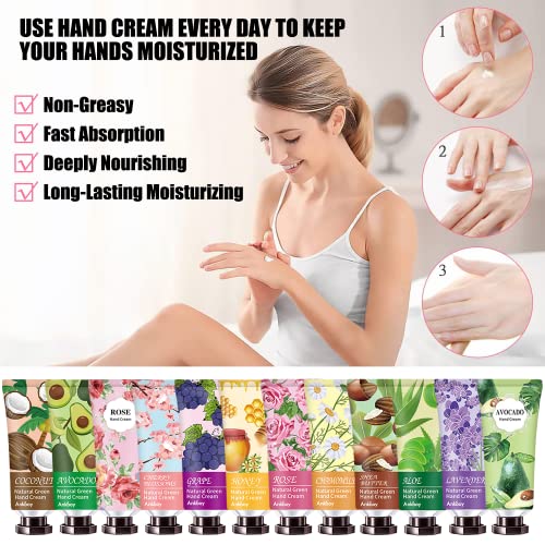 38 Pack Hand Cream Gifts Set For Women and Men,Hand Cream with She...