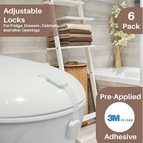 Complete Baby Proofing Kit - Child Safety Hidden Locks for Cabinet...