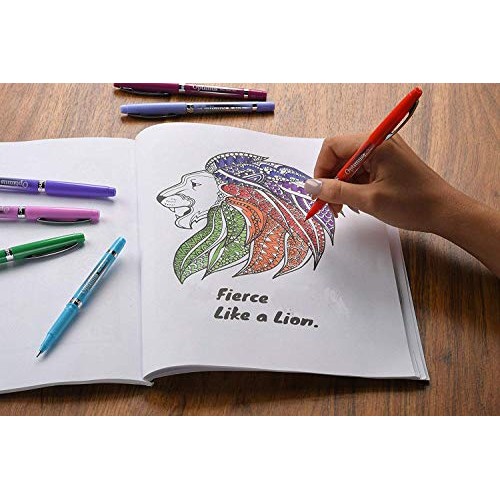 INC OPTIMUS 24 Assorted Felt Tip Pens 0.7 MM Medium Point for Gift...