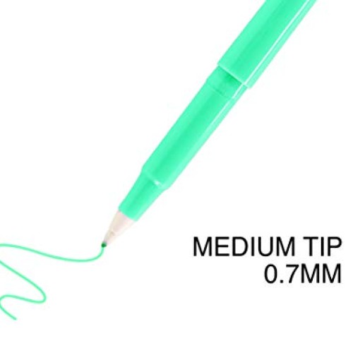 INC OPTIMUS 24 Assorted Felt Tip Pens 0.7 MM Medium Point for Gift...