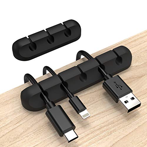 INCHOR Cord Organizer, Cable Clips Cord Holder, Cable Management U...