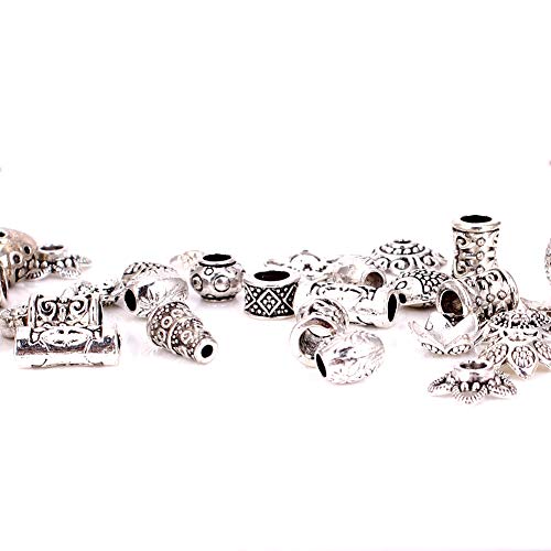 Incredible art 100-Piece Bali Style Jewelry Making Metal Bead Caps...