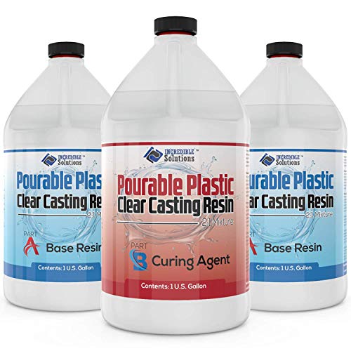 3 Gallon Deep Pourable Plastic Casting Resin 2 Thick Specially De...