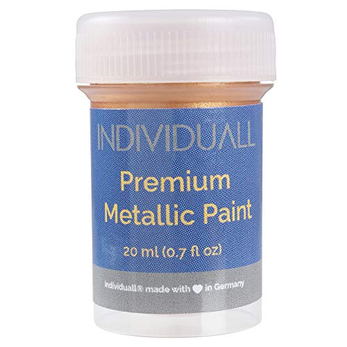 Premium Metallic Acrylic Paint Set by individuall – 8 Professional...