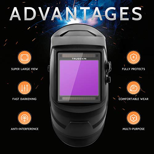 Large Viewing Screen Anti Fog Up True Color Solar Powered Auto Dar...