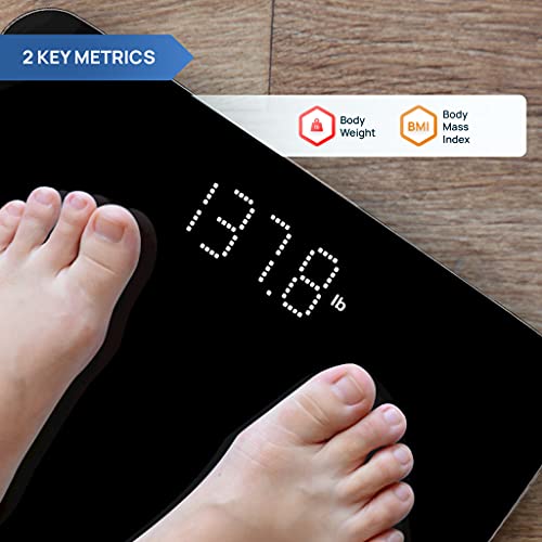 INEVIFIT Smart Bathroom Scale, Highly Accurate Bluetooth Digital B...