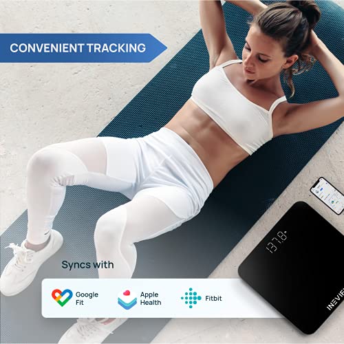 INEVIFIT Smart Bathroom Scale, Highly Accurate Bluetooth Digital B...