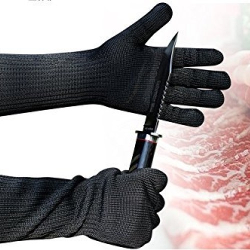Inf-way EN388 Stainless Steel Wire Mesh Cut Resistant Mechanic Glo...