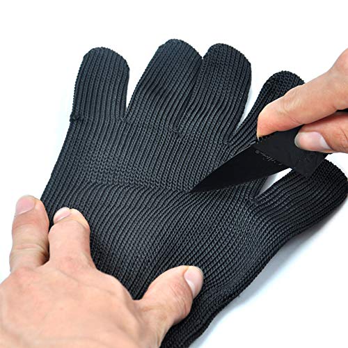 Inf-way EN388 Stainless Steel Wire Mesh Cut Resistant Mechanic Glo...