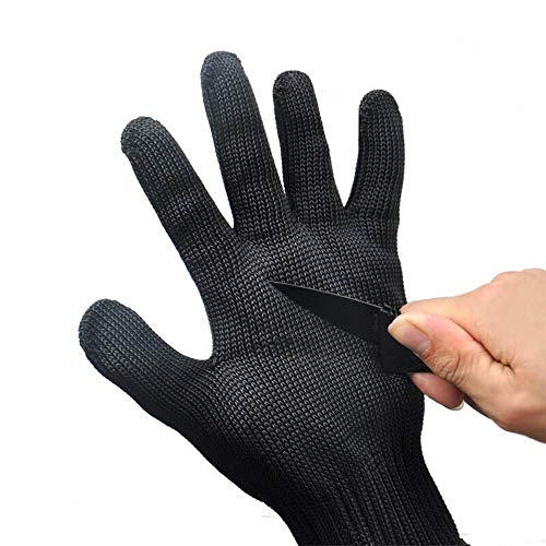 Inf-way EN388 Stainless Steel Wire Mesh Cut Resistant Mechanic Glo...