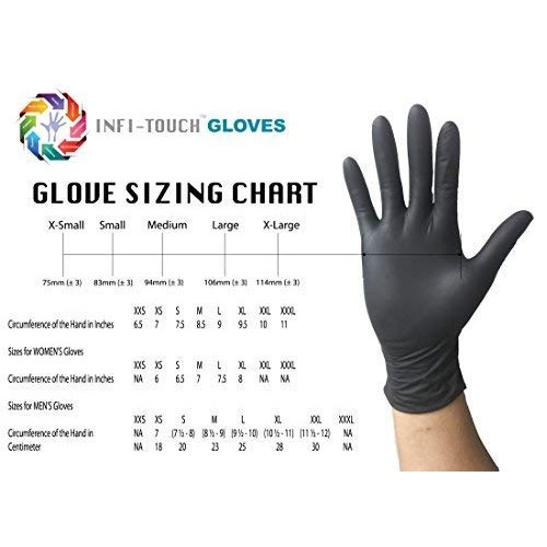 Heavy Duty Nitrile Gloves, Infi-Touch Strong & Tough, High Chemica...