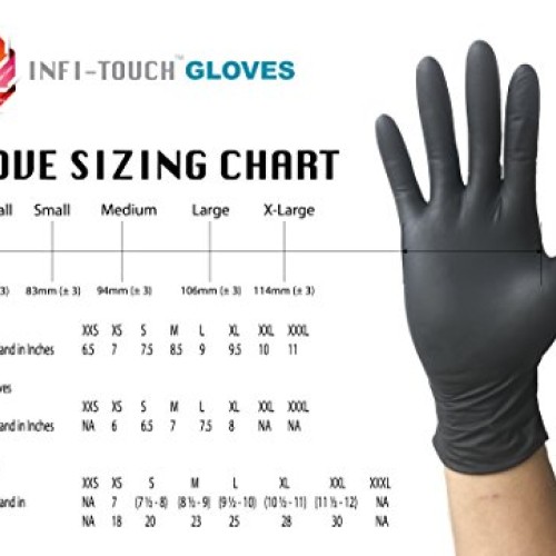 Heavy Duty Nitrile Gloves, Infi-Touch Strong & Tough, High Chemica...