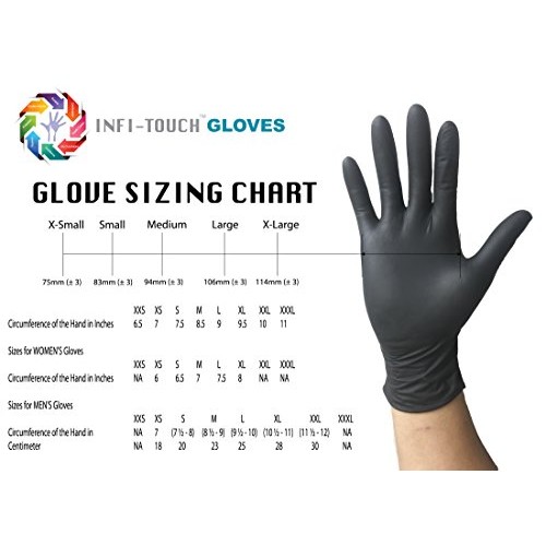 Heavy Duty Nitrile Gloves, Infi-Touch Strong & Tough, High Chemica...