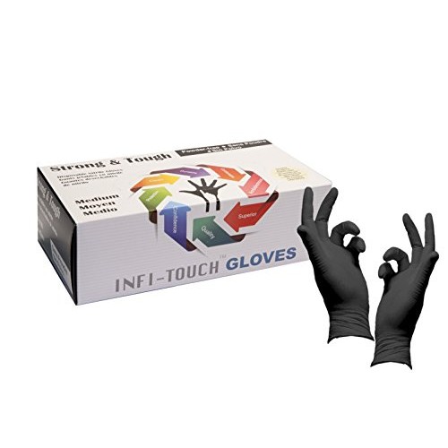 Heavy Duty Nitrile Gloves, Infi-Touch Strong & Tough, High Chemica...