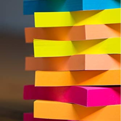 Sticky Notes 3x3, Bright Colorful Stickies, 12 Pads 1200 Sheets To...